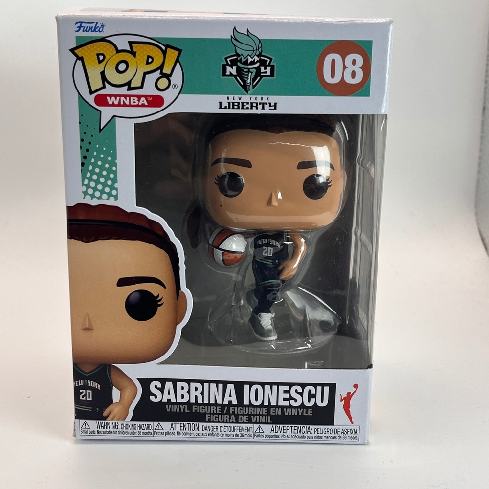 Funko Pop! WNBA Sabrina Ionescu New York Liberty #08 NEW Basketball Figure